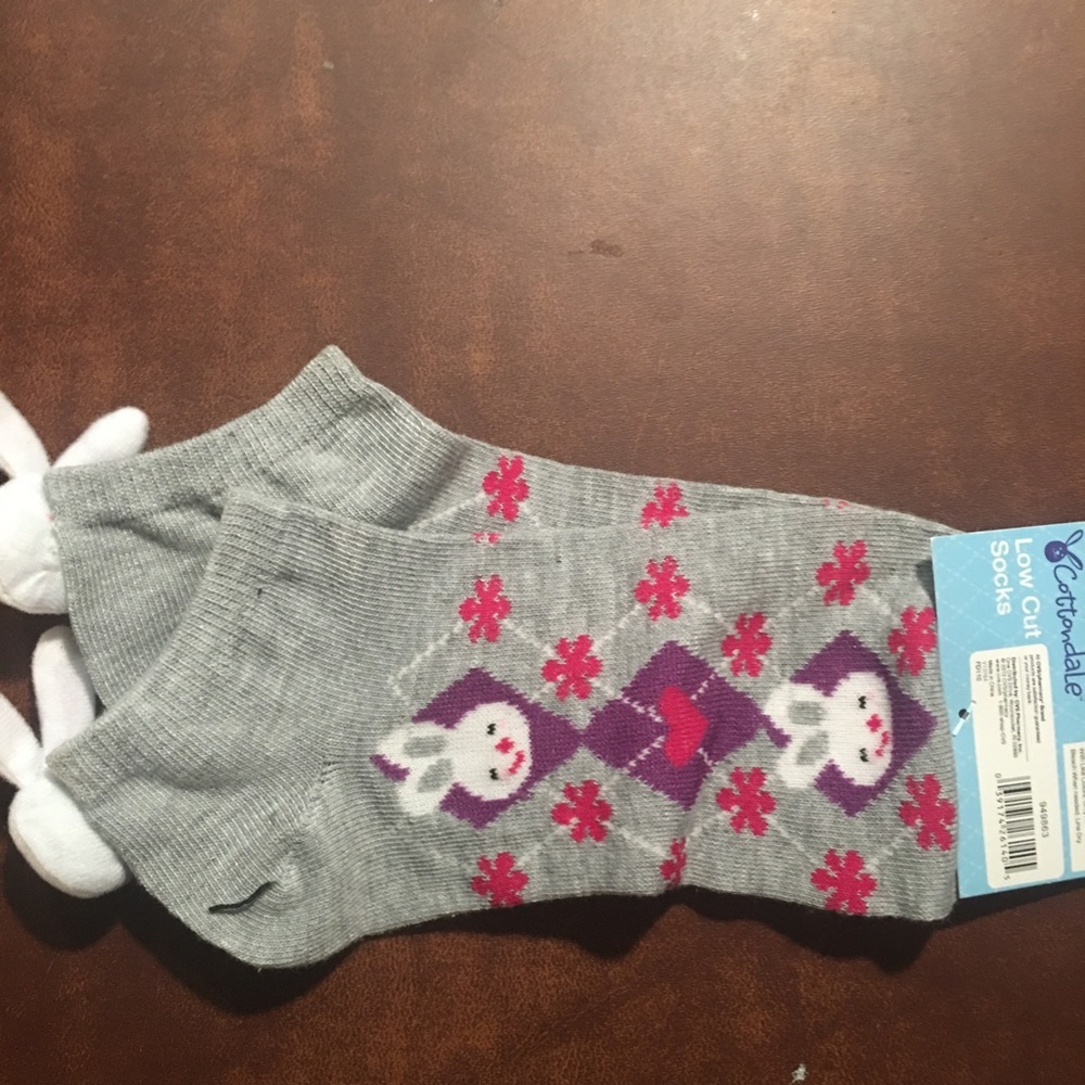 NWT Adorable Bunny Socks 🐰 - Picture 3 of 3